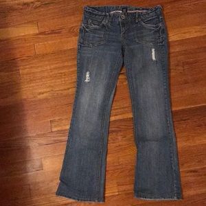 Slightly Distressed Amethyst Jeans Size 9